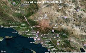 Small 3 3 Quake Hits Near Lancaster California Volcanodiscovery