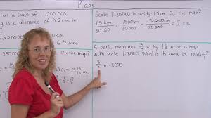 How To Calculate Distances On The Map Or In Reality Using The Map Scale Youtube