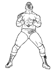 100 best coloring pages of everyone's favorite wrestling. Wwe Wrestlers Free Print And Color Online