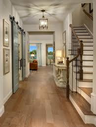 Drees Custom Homes Parkhill Foyer With Staircase And Sliding Barn Doors House Home Barn Door