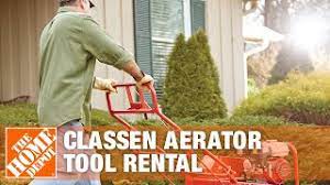 For basic lawn care, you can rent everything from mowers and edgers to trimmers, pruners and blowers to keep your lawn the envy of the. How To Use A Classen Self Propelled Aerator Rental The Home Depot Youtube