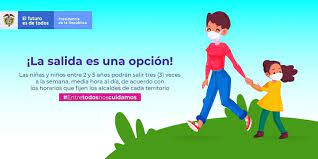 La festividad de el día del niño en colombia se vivencia durante todo el mes de abril, cabe destacar que por medio de la ley 2 de 1991 y la asamblea nacional constituyente estableció una serie de principios que protegen a esta población que se considera vulnerable y además busca garantizarle. La Salida Sigue Siendo Una Opcion Asi Podran Salir Al Espacio Publico Las Ninas Y Ninos Entre 2 Y 5 Anos Desde El 1 De Junio Ministerio De Educacion Nacional De Colombia