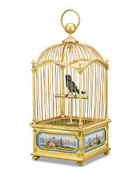 Bird In A Gilded Cage Book A Mechanical Bird Sings In Its Gilded Cage In This Exceptionally Rare French Automaton Combining Outstanding Artistry With Mechanical Genius The Gilt Bras Deko