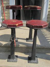 Red Vintage Bar Stools Circa 1920 Vintage Bar Stools Bar Stools Stool