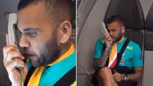 This is a portuguese name; Football Olympics Dani Alves Dresses Up As A Flight Attendant And Takes Over The Intercom Marca