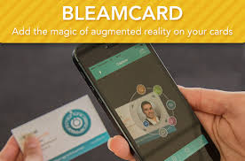 So, with this technology, we now have augmented reality business cards. Bleamcard Augmented Reality Business Cards Ios Android Support