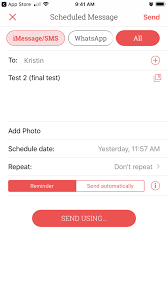 Almost all iphone messages transfer apps work on windows and mac computers. How To Schedule A Text Message On Iphone Using Scheduled Business Insider