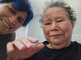 As soon as the nurse gets in here with the discharge papers I will be  taking this beautiful young lady home with me!