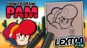 #draw #drawings #howto #howtodraw #color #coloring #coloringpages #fanart #wallpaper #desktop #drawitcute #colt #brawler #videotutorial #tutorial. How To Draw Pam Brawl Stars Lexton Art How To Draw Pam The Brawler Form Brawl Stars Learn To Draw It Doing Click On The Link Below Bijoux