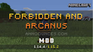 It adds a few magical artifacts of a more sinister . Forbidden And Arcanus Mod Minecraft 1 14 4 1 15 2 Minecraft Mods
