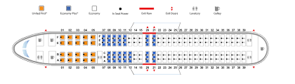 The seats of the 1st row are located close to the galleys and have no floor storage. Boeing 737 900