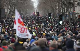 Δεύτερη πανεθνική απεργία στη Γαλλία κατά της μεταρρύθμισης του  συνταξιοδοτικού | ΣΚΑΪ
