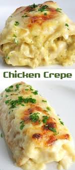 Chicken Crepe Recipe Recette Repas Recette Crepes Et Gaufres