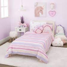 It has the sweetness of pink, the strength of purple, and the coolness of blue, without any of the baggage those three colors can carry. Everything Kids Watercolor Rainbow Pink And Lavender 2 Piece Twin Bedding Set 1 Twin Comforter 1 Pillow Sham Walmart Com Walmart Com