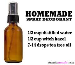 Homemade Spray Deodorant With Tea Tree Oil Beautymunsta Free Natural Beauty Hacks And More Essential Oil Deodorant Tea Tree Oil Homemade Deodorant