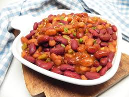 Add about 1/2 pound of ground pork or sausage to skillet with the ground beef. Baked Beans With Beef Recipe Allrecipes