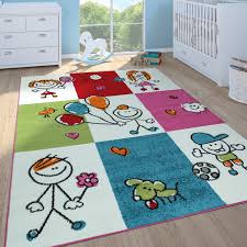 64,90 € 64,90 € 69,99 € 69,99€ gratis versand durch amazon. Kinderteppich Madchen Jungen Kinderzimmer Spielteppich Kurzflor Figuren In Creme Ebay