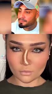 Make up changes the shape of your face 😮