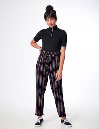 Check spelling or type a new query. Pantalon Fluide Raye Noir Blanc Rouge Et Bleu Marine From Jennyfer On 21 Buttons