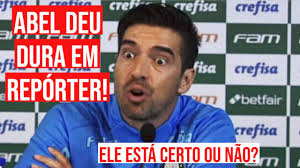 🟢ABEL FICOU BRAVO COM REPÓRTER- ELE ESTA CERTO OU NÃO?