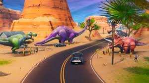 Where to visit durr burger head, dinosaur, and stone head statue. Stone Head Statue Durrr Burger Head And Dinosaur In Fortnite Guide Stash
