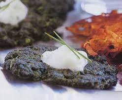 Greek Herbed Spinach Latkes With Feta Yogurt Sauce Photo Latkes Recipe Epicurious Com Recipes Herb Recipes Savoury Food