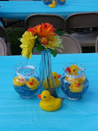 Rubber Ducky Centerpieces Baby Shower Duck Ducky Baby Showers Rubber Duck Baby Shower