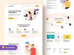 This landing page template comes in light and dark layout and was made with bootstrap 4. Download Free Sketch App Resources