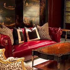 Black And Gold Leather Couch Alissa Sutton Interiors Red Leather Chesterfield Tufted Sofa Black Red Gold Black And White Red Leather Sofa Red Leather Couches Red Leather Couch Living Room