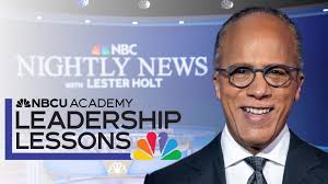 Lester Holt Shares Leadership Tips From 25 Years at NBC News