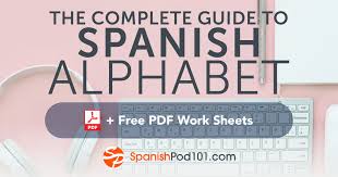 Learn The Spanish Alphabet With The Free Ebook Spanishpod101