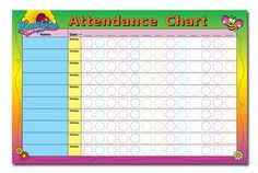 30 Best Attendance Charts Images Attendance Chart