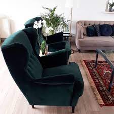 This chair classic style accent chair with pleated details is the perfect pick for a small space. Maria Soetendaal On Instagram The Moment These Came Out I Knew They Were The Chairs I W Living Room Sofa Design Arm Chairs Living Room Green Velvet Armchair