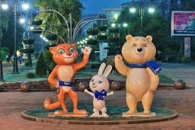 El osito de las olimpíadas en la urss es mundialmente conocido www.rian.ru. Las Mascotas De Los Xxii Juegos Olimpicos De Invierno De Sochi 2014 Son Un Leopardo De Las Nieves Un Oso Blanco Y Una Liebre