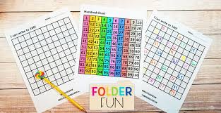 Interactive hundreds chart toy theater. Write To 100 Worksheets File Folder Fun