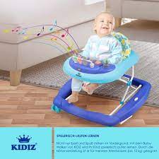 Fascol lauflernhilfe gehfrei laufstuhl faltbar babystuhl justierbar in der. Kidiz 4in1 Lauflernhilfe Babywalker Spiel Und Lauflernwagen Gehfrei Schaukelfunktion Babywippe Mit Rollen Licht Musik Spielecenter Esstisch Laufstuhl Laufhilfe Babys Ab 6 Monaten Klappbar Eshopping Einfach Besser Einkaufen