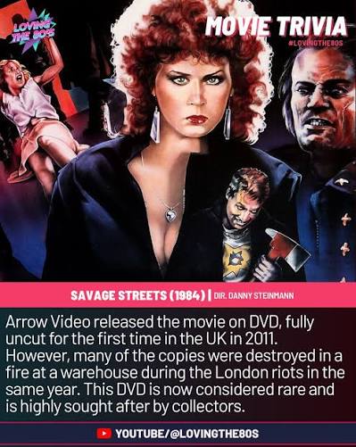 80s Movie Trivia: Savage Streets (1984) 🎥 #SavageStreets #MovieTrivia  #CultClassics #JoBloMovies