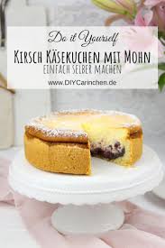 Rezept Kirsch Kasekuchen Mit Mohn Schnell Und Einfach Selber Machen In 2020 Mohn Kasekuchen Kuchen Lebensmittel Essen