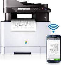 The serial number on a samsung printer can be used wherever an hp serial number is requested. Amazon Com Samsung Xpress C1860fw Wireless Color Laser Printer With Scan Copy Fax Simple Nfc Wifi Connectivity And Built In Ethernet Ss205h Office Products