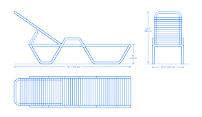 Luxury lounger in water pool chaise lounge for ledge 2 chairs with hourglass table. Outdoor Chaise Lounge Chair Dimensions Drawings Dimensions Com