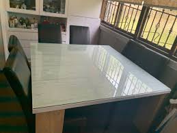 The astor extendable dining table is the perfect solution for everyday and entertaining table use. Square Dining Table For 8 Pax Furniture Home Living Furniture Tables Sets On Carousell