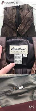 Vintage Chocolate Brown Eddie Bauer Leather Jacket Vintage Leather Jacket Leather Jacket Eddie Bauer