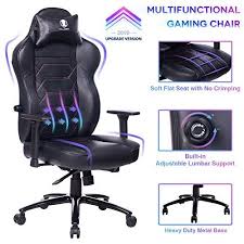 Killabee Gaming Chair Racing Office Chair Adjustable Built In Lumbar Support And Back Angle Ergonomic High Back Feedlinks Net Global Site Gaming Chair Office Chair Lumbar Support Chair