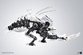 Thunderjaw Mk I Frame Lego Sculptures Cool Lego Creations Lego Design