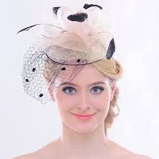 Faybox Elegant Silk Flower Feather Dot Net Fascinator Hat Hair Clip Blushpink At Amazon Women S Clothing Store Hat Hairstyles Fascinator Hat Fascinator