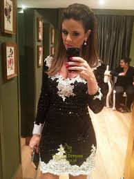 473 results for lace long sleeve dress size 12. Short Black Lace Sequin Embellished Long Sleeve Mini Party Dress Vampal Dresses