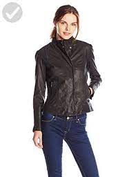 Cole Haan Women S Novelty Leather Jacket Medium Black All About Women Amazon Partner Link Leather Jacket Cole Haan Women Jackets