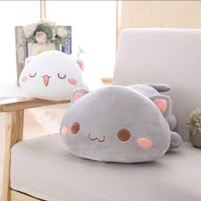 Plushies are a great way to show your love to your favorite people. 1pc 35 50 65cm Kawaii Lying Cat Plush Toys Stuffed Cute Cat Doll Lovely Animal Pillow Soft Cartoon Cushion Kid Christmas Gift Stuffed Plush Animals Aliexpress