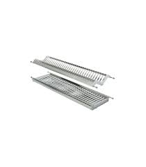 Tecnoinox Inoxmatic Stainless Steel Draining Board And Cup Holder On Two Shelves With Tray
