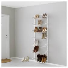 Er lässt sich einzeln nutzen oder als teil einer. Home Furniture Store Modern Furnishings Decor Schuhaufbewahrung Ikea Algot Wandschiene